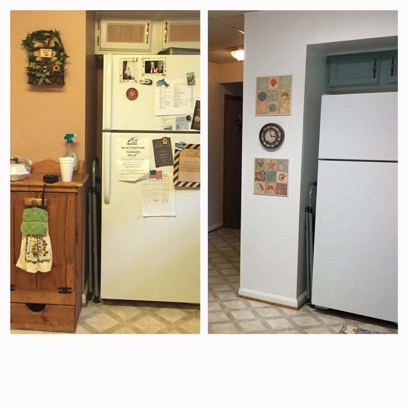 Kitchen makeover before and after