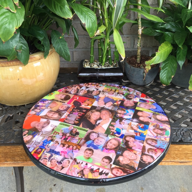 Lazy Susan personalized with your photo's