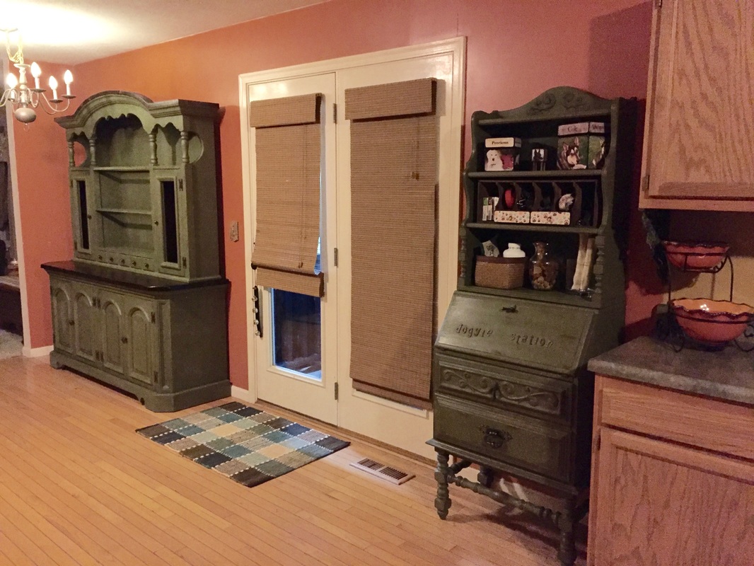 Hutch Makeover with Annie Sloan Chalk Paint and Soft Wax