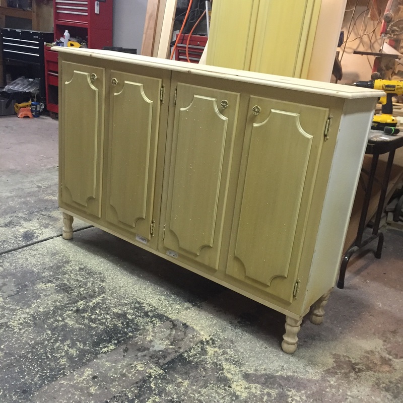repurpose kitchen cabinets before and after
