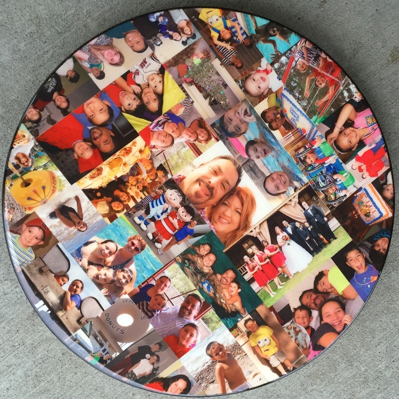 Lazy Susan personalized with your photo's