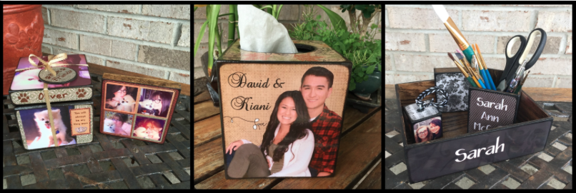 Personalized wood photo gifts