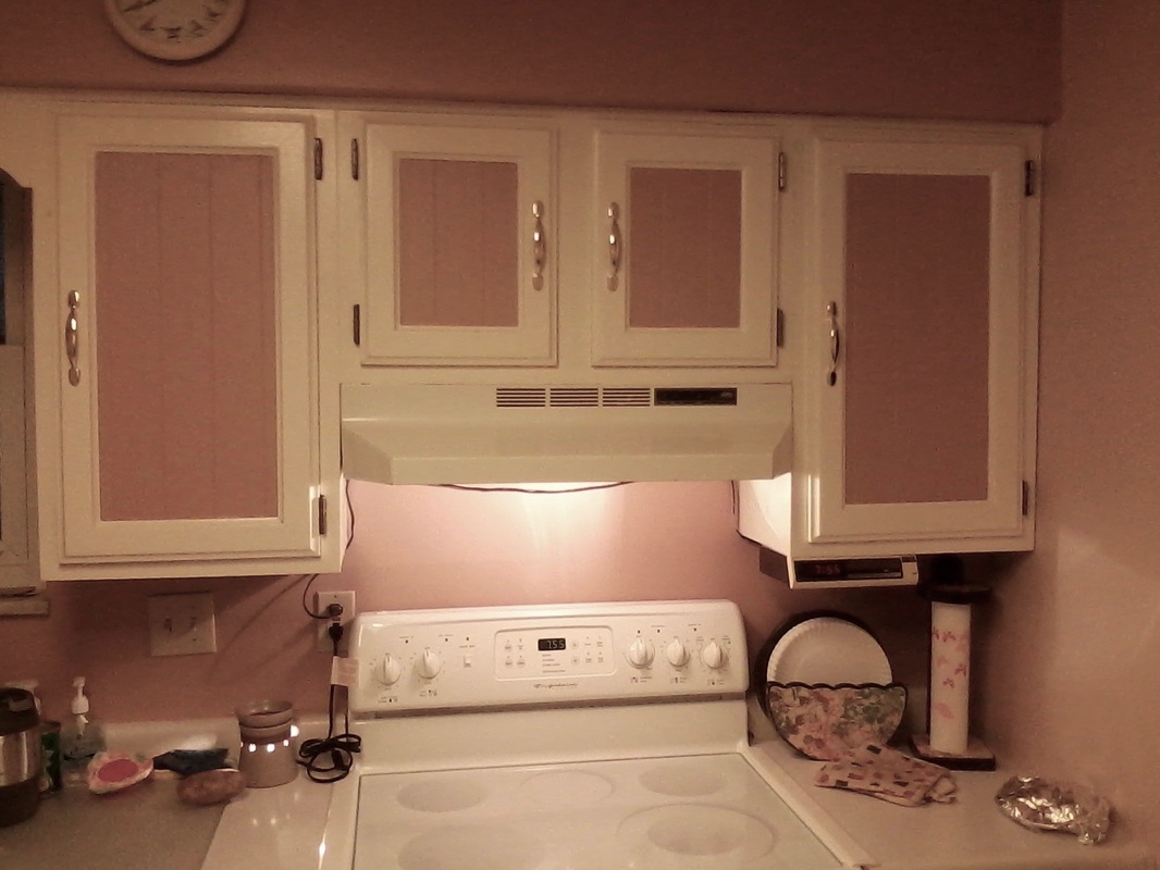 Paint Kitchen Cabinets Before and After Duck Egg Blue