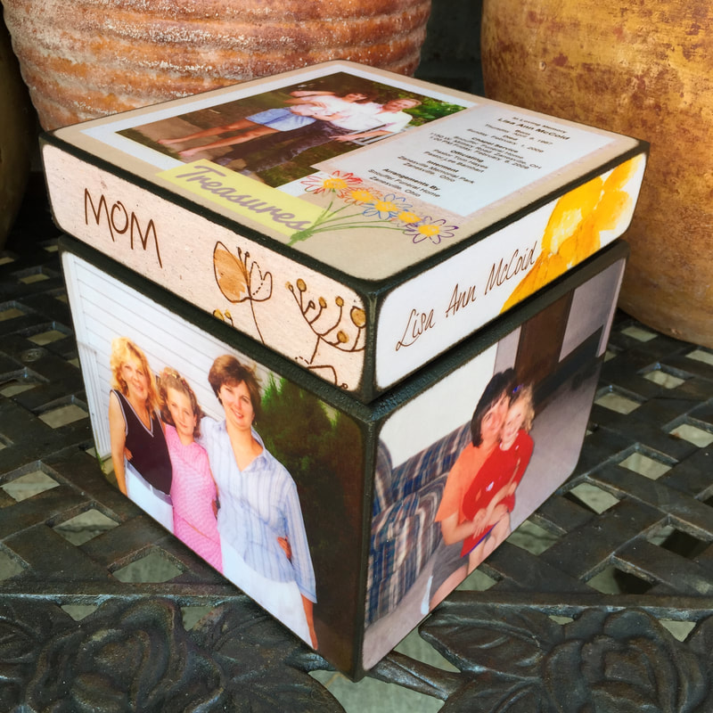 Mom Memorial Keepsake Box 