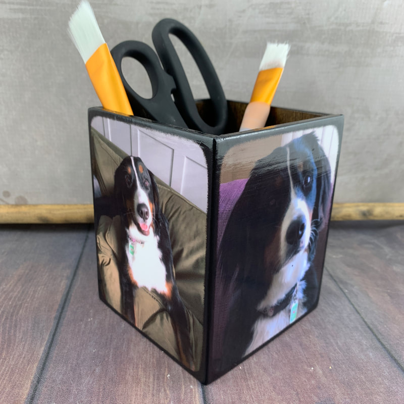 Personalized Pencil Holder with pictures 