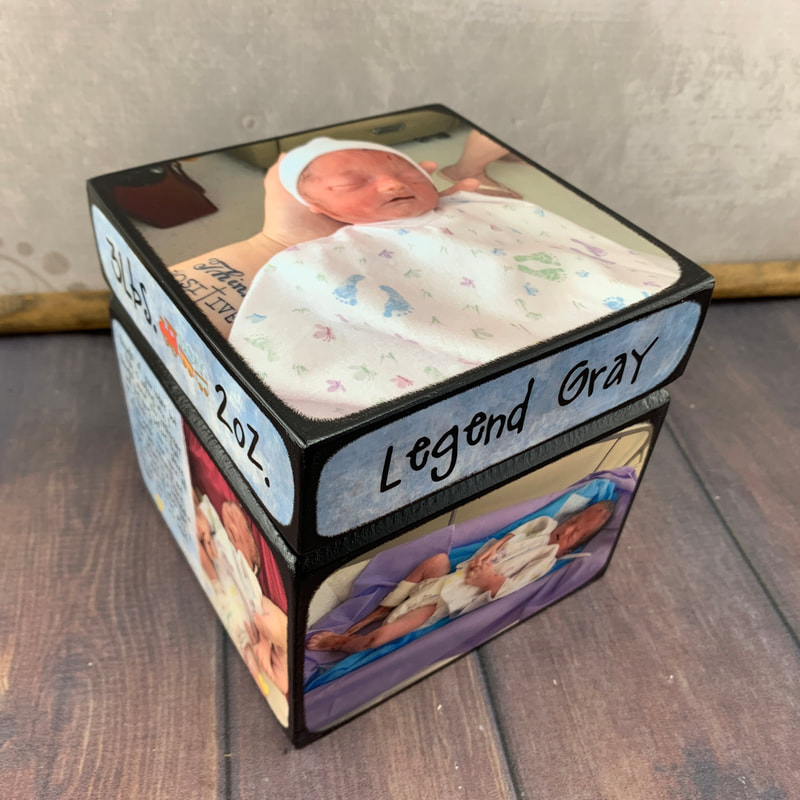 infant urn for baby boy
