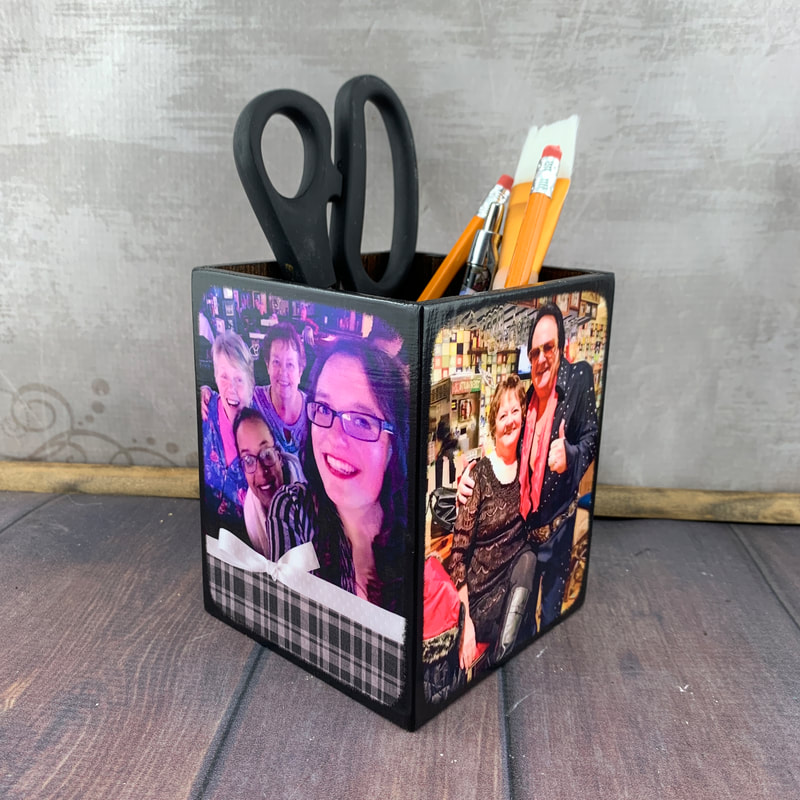 Personalized pencil holder