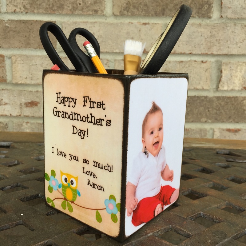 Personalized Grandmother's Day Pencil Holder Gift